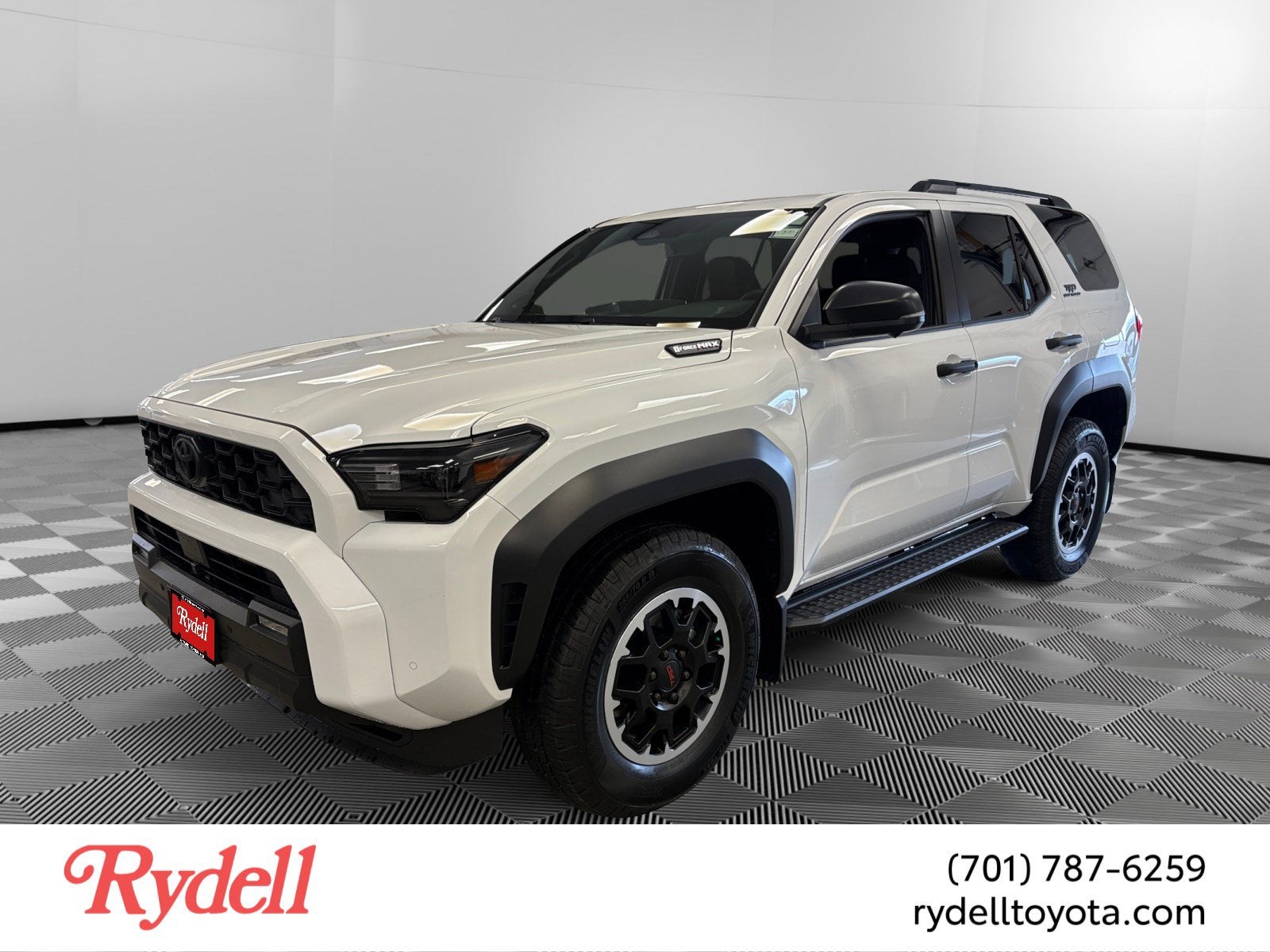 2026 Toyota 4Runner i-FORCE MAX 4Runner TRD Off-Road Premium in Ice Cap — front three-quarter view