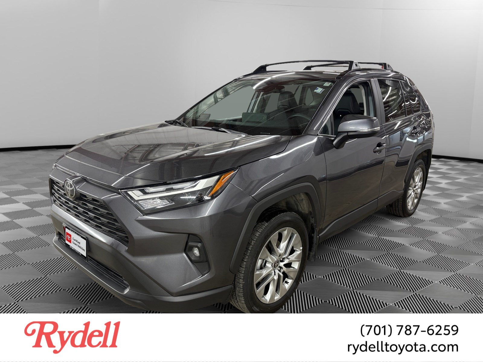 2024 Toyota RAV4 XLE Premium in Magnetic Gray — front three-quarter view