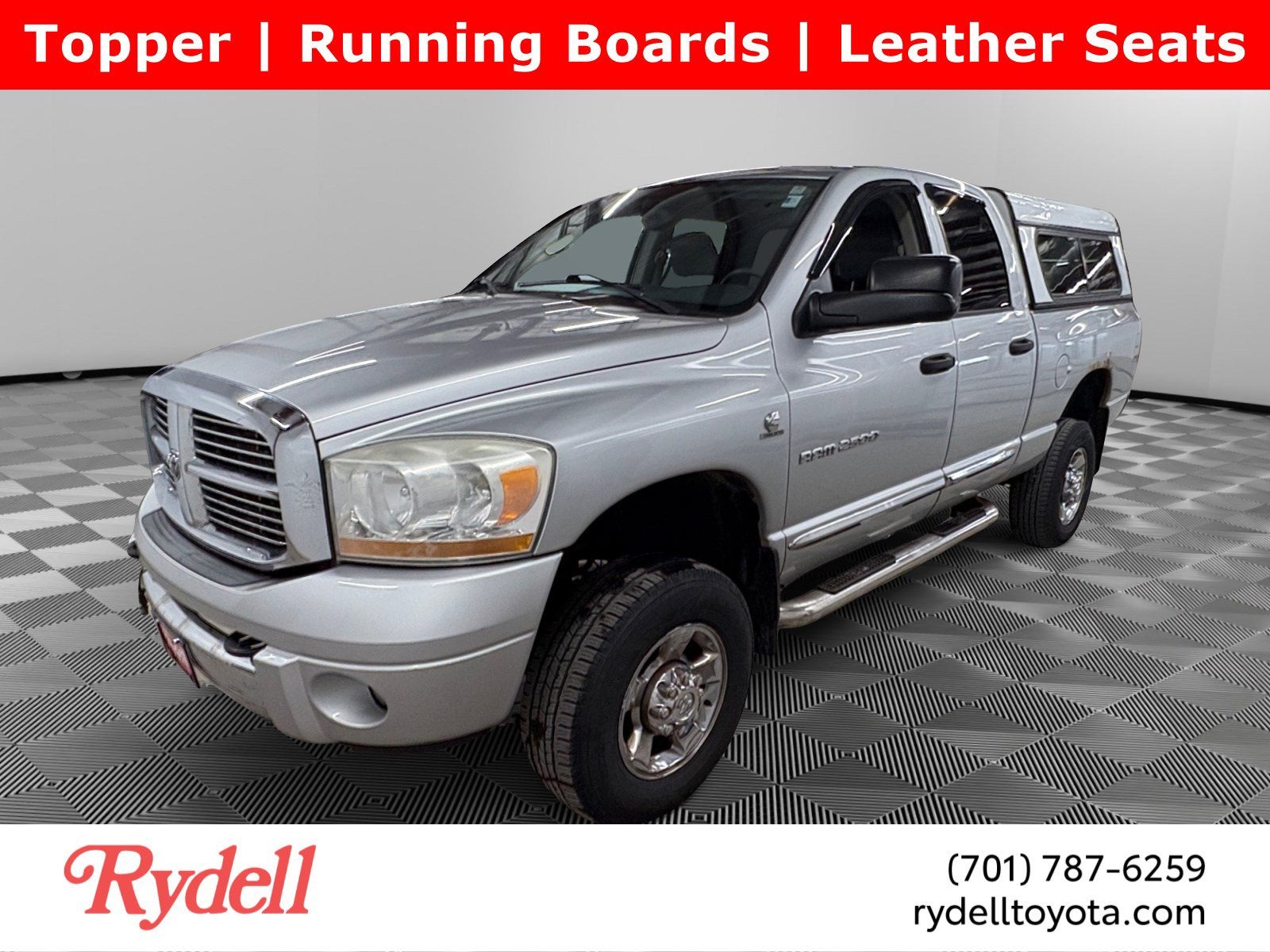 2006 Dodge Ram 2500 Laramie in Maximum Steel Metallic — front three-quarter view
