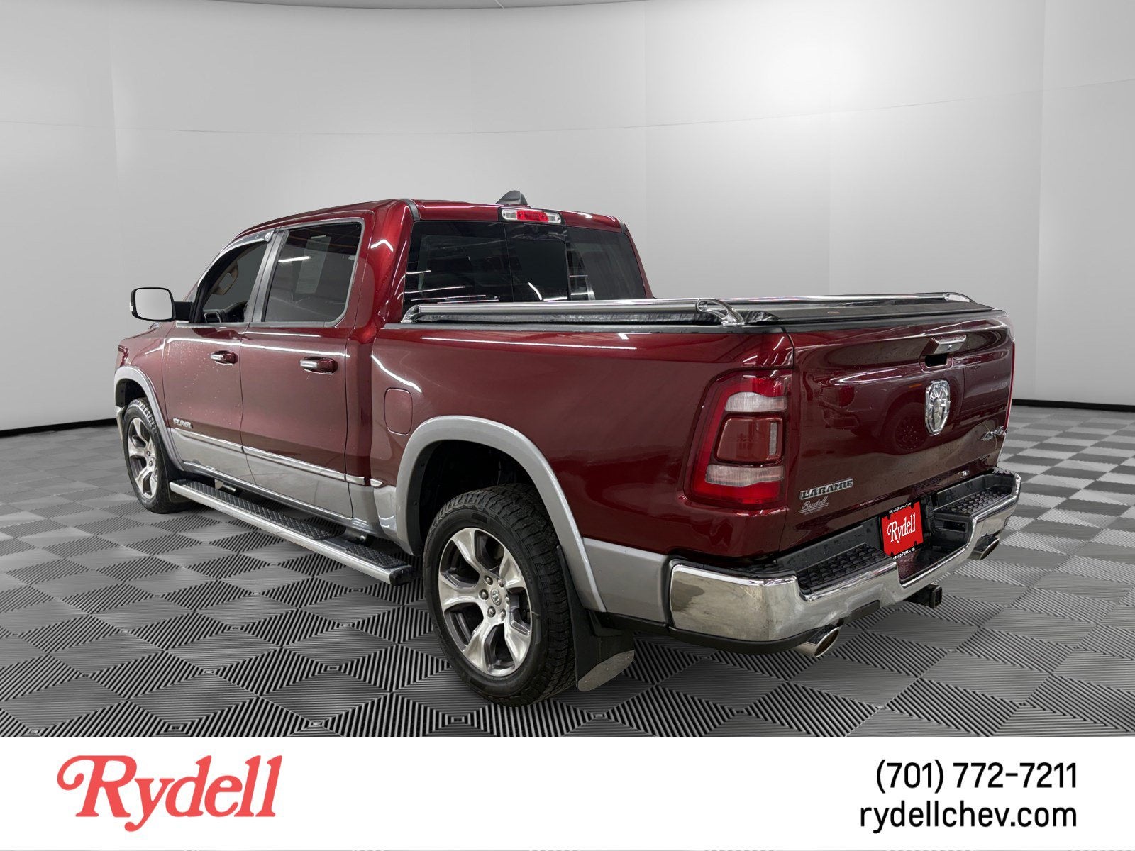 2021 RAM 1500 — rear three-quarter view