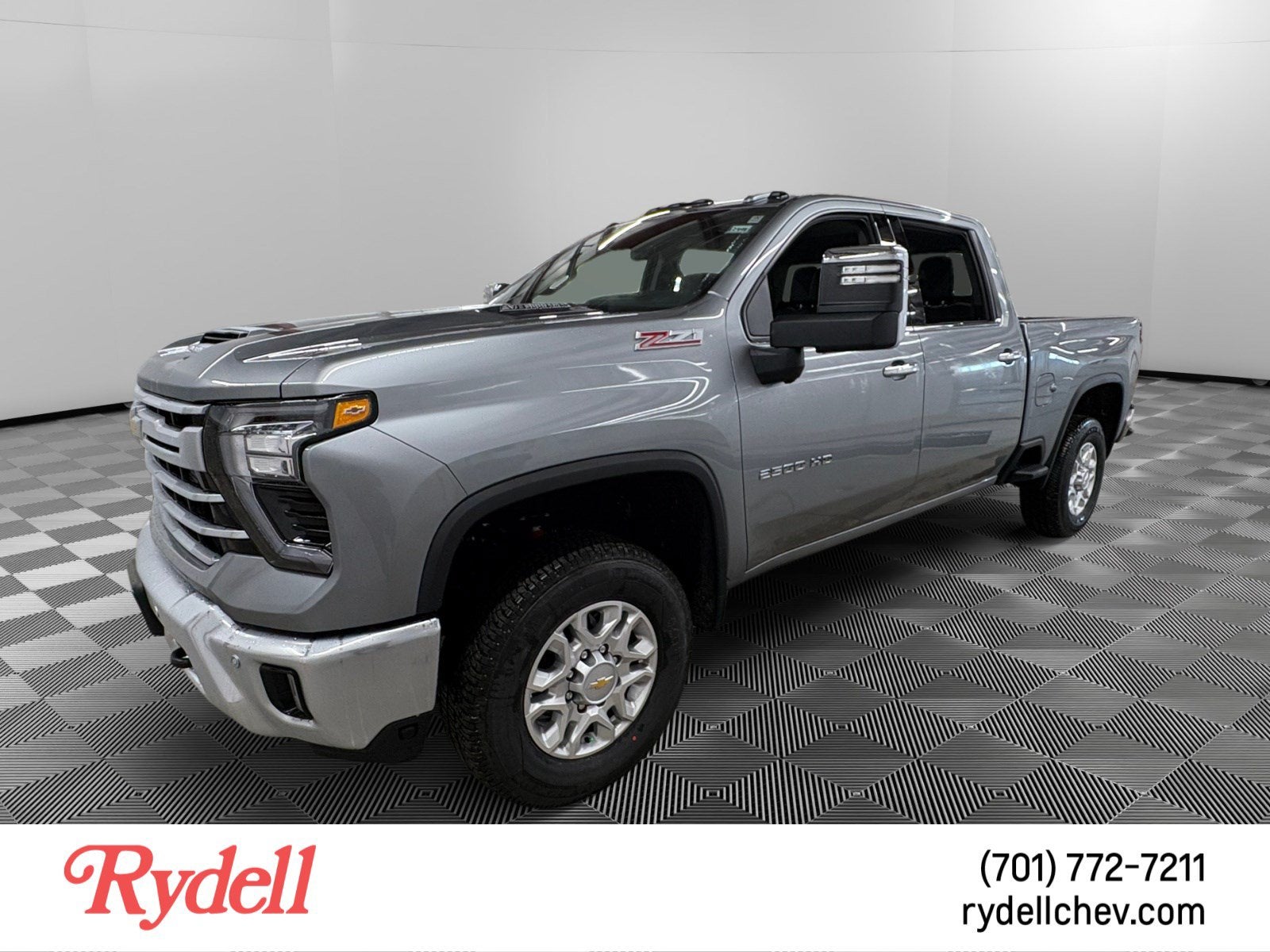 2026 Chevrolet Silverado 2500 HD LTZ in Sterling Gray Metallic — front three-quarter view