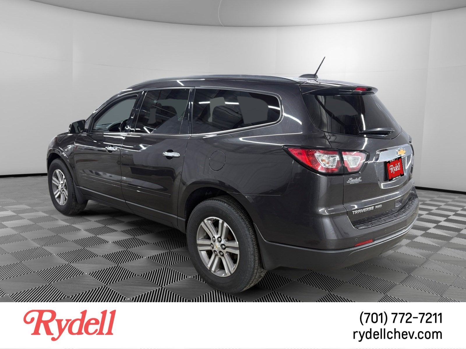 2017 Chevrolet Traverse — rear three-quarter view