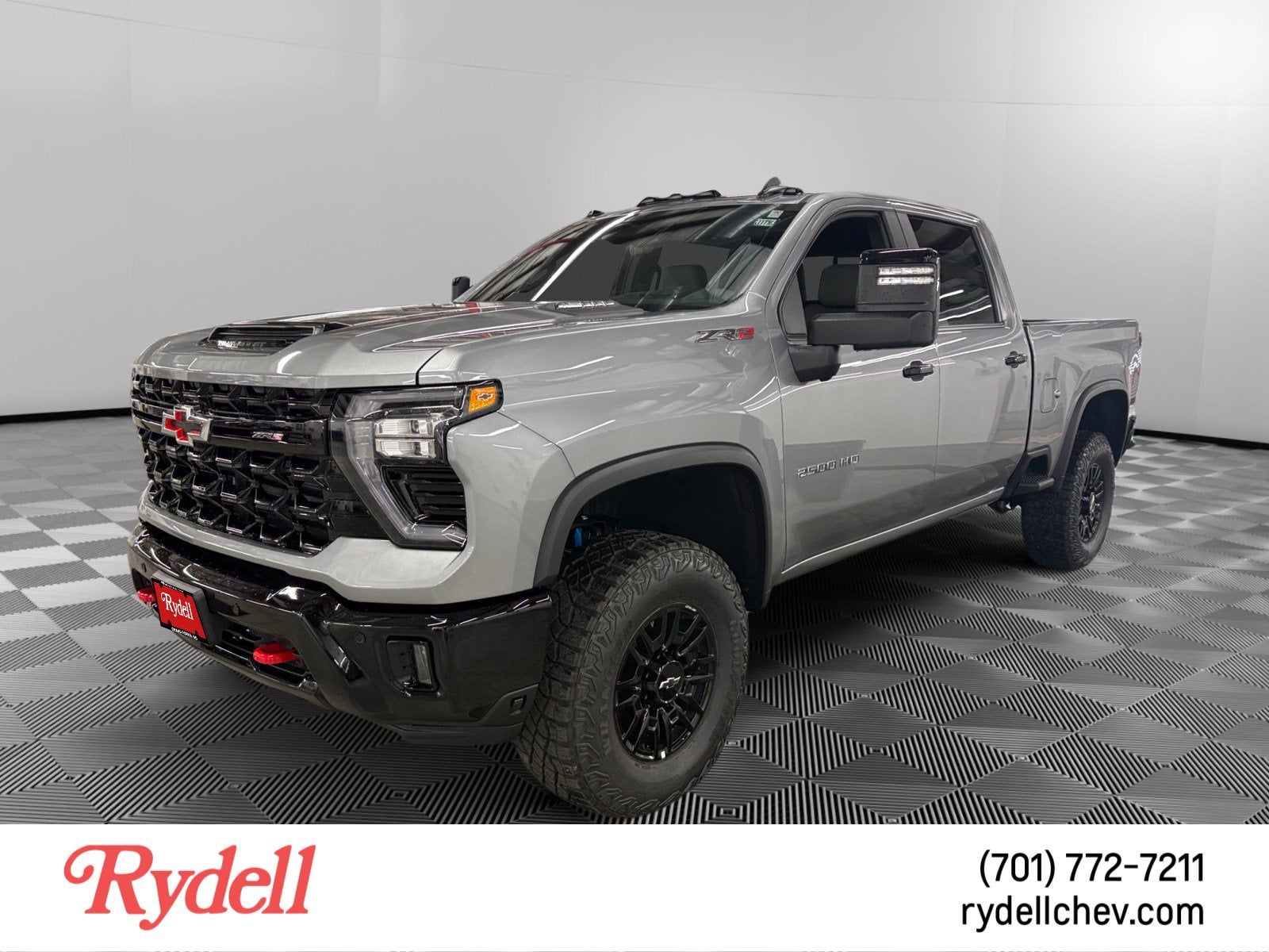 2026 Chevrolet Silverado 2500 HD ZR2 in Sterling Gray Metallic — front three-quarter view