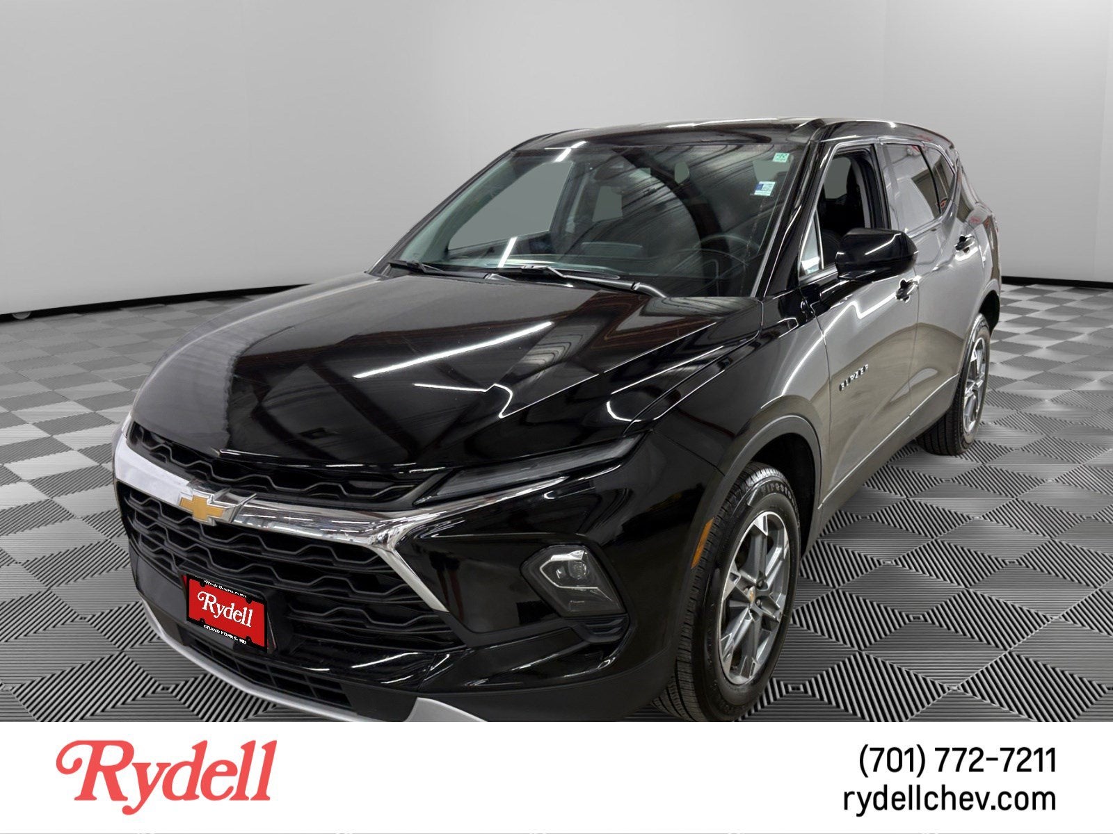 2023 Chevrolet Blazer 2LT in Black — front three-quarter view