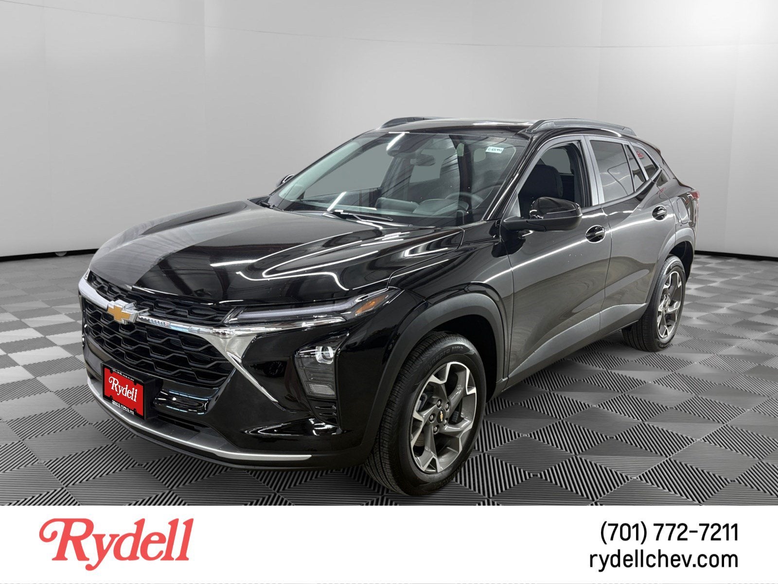 2026 Chevrolet Trax LT in Mosaic Black Metallic — front three-quarter view