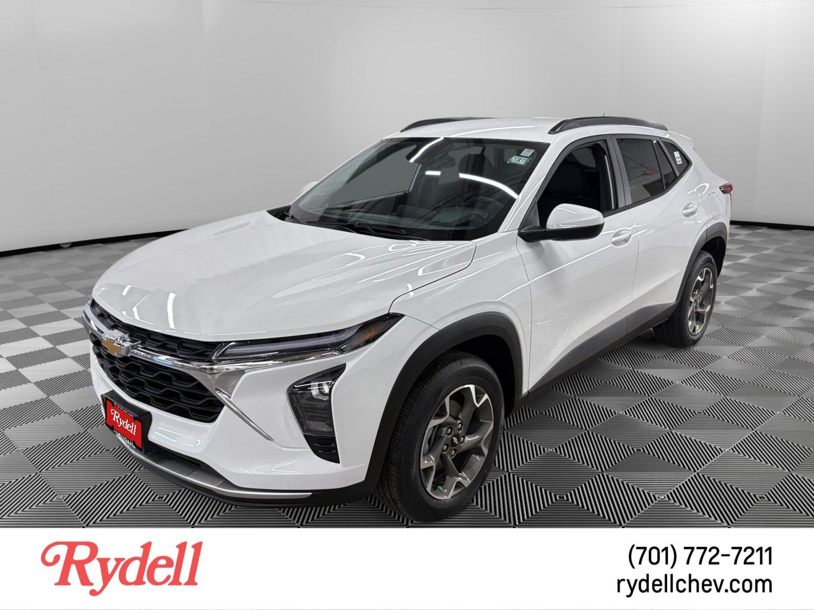 2026 Chevrolet Trax LT in Summit White — front three-quarter view