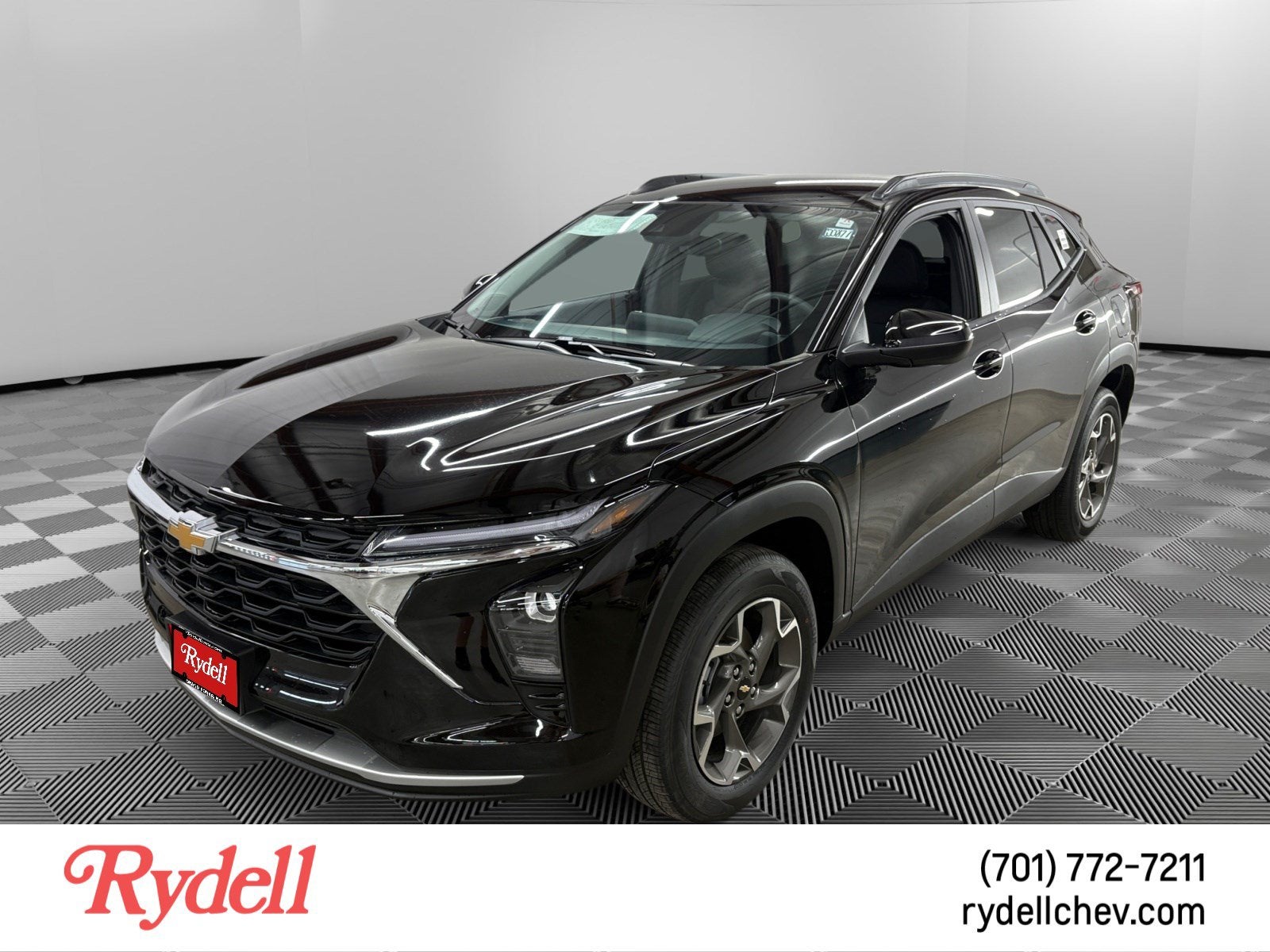 2026 Chevrolet Trax LT in Mosaic Black Metallic — front three-quarter view