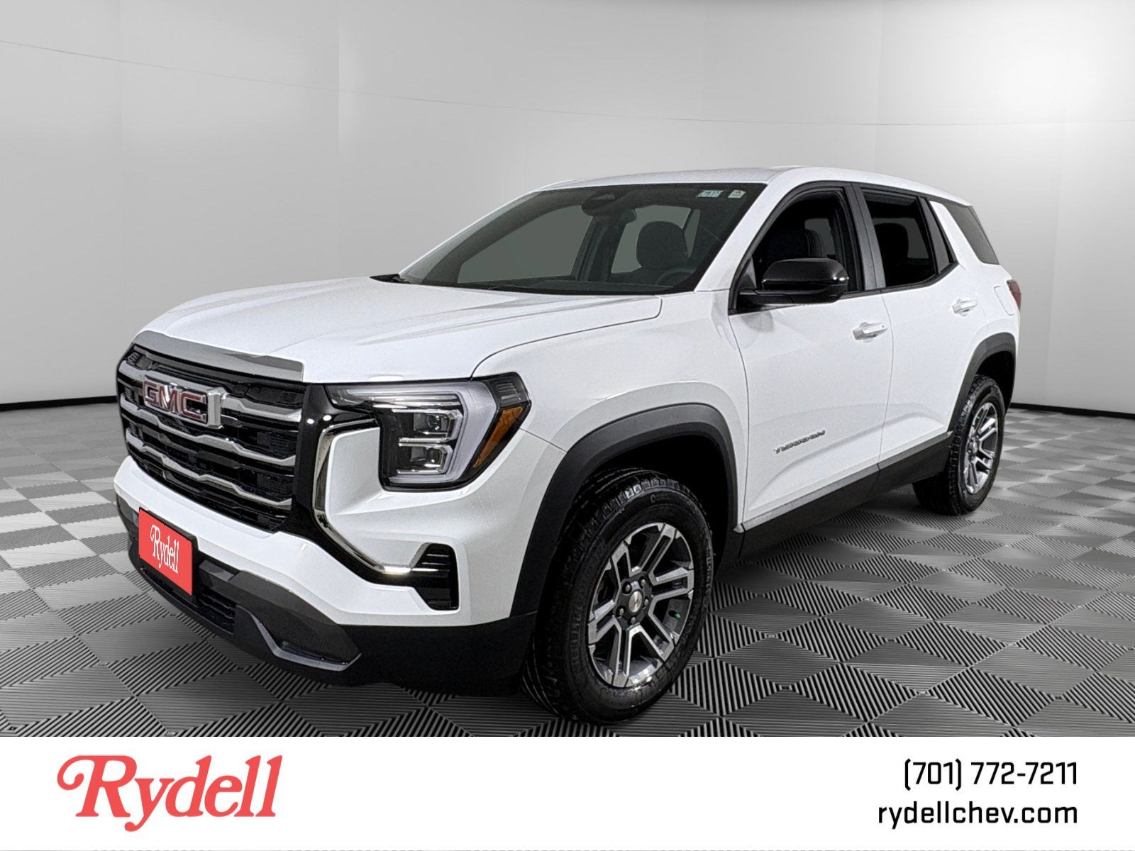 2026 GMC Terrain Elevation in Summit White — front three-quarter view