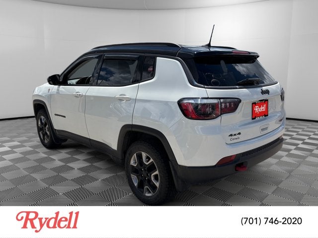 2018 Jeep Compass — rear three-quarter view