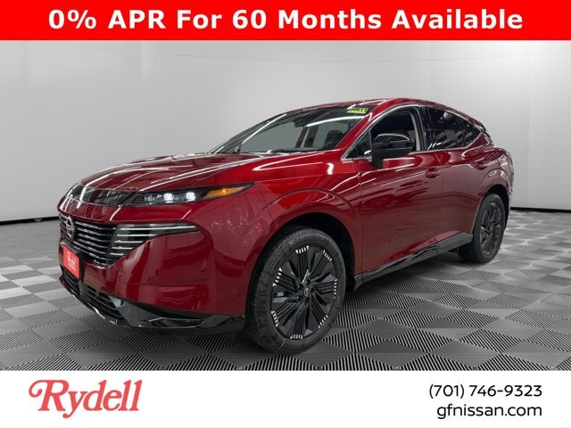 2026 Nissan Murano Platinum in Scarlet Ember Tintcoat — front three-quarter view