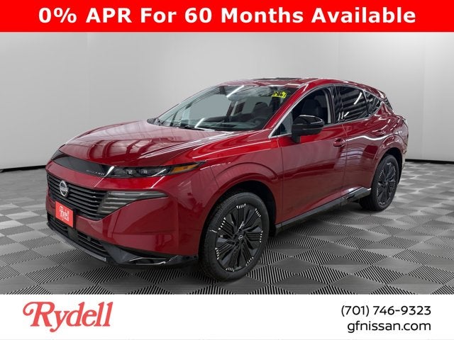 2026 Nissan Murano Platinum in Scarlet Ember Tintcoat — front three-quarter view