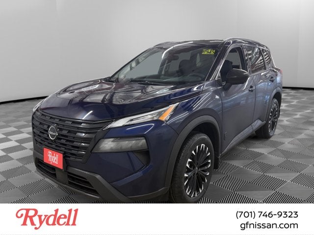 2026 Nissan Rogue Dark Armor in Deep Ocean Blue Pearl — front three-quarter view